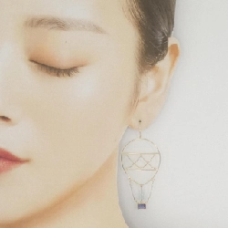 K10YG Iolite Bông tai - Hàng hiệu Chính hãng 868504