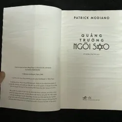Quảng Trường Ngôi Sao - Patrick Modiano ( tác giả giải Nobel 2014) 1030684