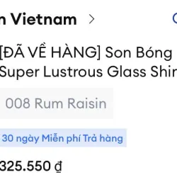 Son dưỡng môi có màu - Revlon - màu 008 Rum Raisin 992314