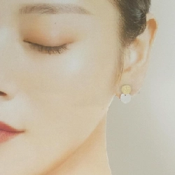 K10YG Ngọc trai mẹ Bông tai - Hàng hiệu Chính hãng 865343