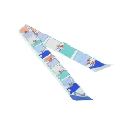 Khăn quàng cổ Hermès CAMAILS Twilly 063358S - Hàng hiệu Chính hãng