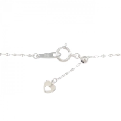 K18WG Dây chuyền kim cương hình trái tim 0.40CT - Hàng hiệu Chính hãng 865288