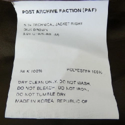 Áo khoác POST ARCHIVE FACTION - Hàng hiệu Authentic 895935