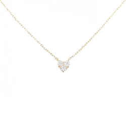 K18YG Dây chuyền kim cương hình trái tim 0.11CT - Hàng hiệu Chính hãng