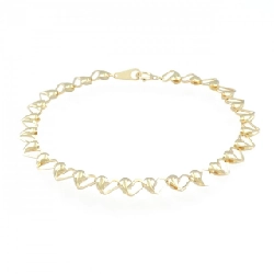 K18YG Dây chuyền hình trái tim - Hàng hiệu Chính hãng 873339