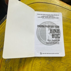 PHƯƠNG PHÁP GIẢI TOÁN HÌNH HỌC THEO CHUYÊN ĐỀ 541149