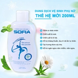 Dung dịch vệ sinh phụ nữ chiết xuất từ lá xoài, lá lô hội 200ml