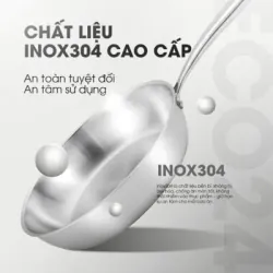 Chảo rán inox liền khối cao cấp KALITE ECO24, mới 100%, cao cấp , gọn gàng 706239