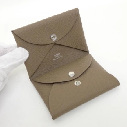 【Sản phẩm chưa sử dụng】Ví tiền Hermes Calvi Duo 083035CK 620296