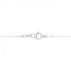 K18WG Mặt Dây Chuyền Hình Tim × Hoa Kim Cương 0.16CT - Hàng hiệu Chính Hãng 860784