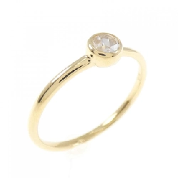 Nhẫn kim cương K18YG 0.12CT