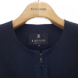 Bộ sưu tập LANVIN - Áo khoác không cổ - Hàng hiệu Authentic 823880