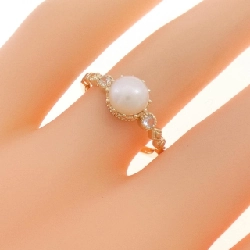 Nhẫn ngọc trai nước ngọt K10YG 6.3mm - Hàng hiệu chính hãng 850416