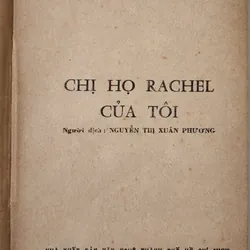 Tiểu thuyết CHỊ HỌ RACHEL CỦA TÔI - Daphne Du Maurier (in 1989) 714604