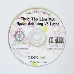 Bộ 02 Audio CD Thực tập làm mới nguồn Ánh sáng Vô lượng 71812