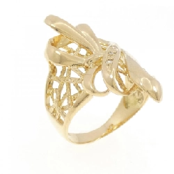 Nhẫn kim cương ba viên K18YG