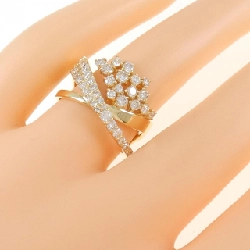 Nhẫn kim cương K18YG 1.03CT 673543