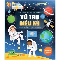 Sách tương tác vừa học vừa chơi - Vũ trụ diệu kỳ (3-7t) - Rebecca Gilpin - Erica Harrison 2020 New 100% HCM.PO