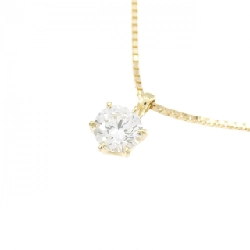 K18YG Dây chuyền kim cương 0.308CT F SI1 VG - Hàng hiệu Chính hãng 872402