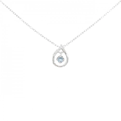 K10WG Aquamarine Necklace - Hàng hiệu Authentic