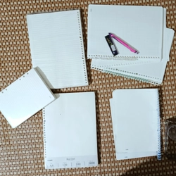 [TẶNG] Giấy kẻ đục lỗ KLONG A4 tầm 200 tờ và bút chì kim