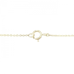 K18YG Chữ cái A Dây chuyền kim cương 0.15CT - Hàng hiệu Chính hãng 865857