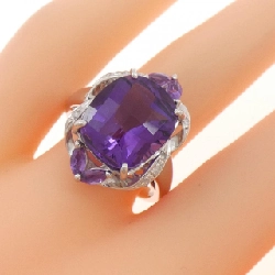 Nhẫn Amethyst PT900 6.16CT - Hàng hiệu Chính hãng 849315
