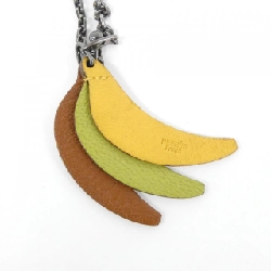 Khóa chìa khóa Hàng hiệu Authentic HERMES BANANA FRUIT PORTER CRE 010545G 772176