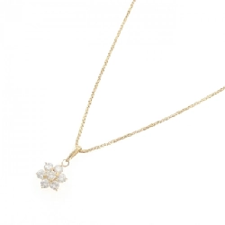 K18YG Hoa Kim Cương Dây Chuyền 0.53CT - Hàng hiệu Chính hãng 863470