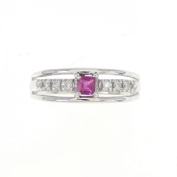 Nhẫn Ruby K10WG 672747