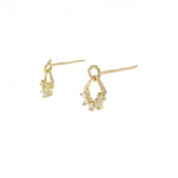 Bông tai kim cương K18YG 0.10CT - Hàng hiệu Chính hãng 870122