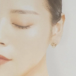 K18YG Nhẫn ngựa kim cương Bông tai 0.40CT - Hàng hiệu Chính hãng 875025