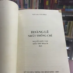 HOÀNG LÊ NHẤT THỐNG CHÍ - NGÔ GIA VĂN PHÁI 935325