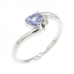 Nhẫn Tanzanite hình trái tim K18WG