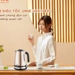 🔥 Ấm siêu tốc UNIE UEK1762C – Dung tích 1.7L, công suất 2200W, đun sôi cực nhanh! 716116