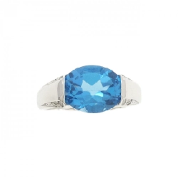 Nhẫn Blue Topaz K10WG 670660