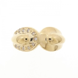 Nhẫn kim cương K18YG 0.08CT 670585