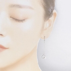 Bông tai Tiffany Open Heart Drop - Hàng hiệu Authentic 845322