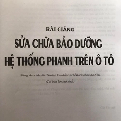 SỬA CHỮA,BẢO DƯỠNG HỆ THỐNG PHANH TRÊN Ô TÔ 471572