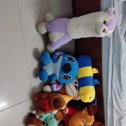 Combo thú nhồi bông dễ thương, êm ái. 498064