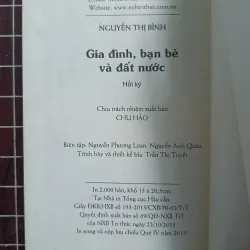 Gia đình bạn bè và đất nước hồi ký - Nguyễn Thị Bình 731140