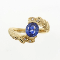 Nhẫn Sapphire K18YG 1.19CT 667636