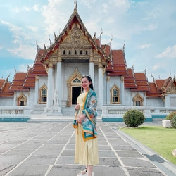 Váy maxi màu vàng hoa tháo rời 471678