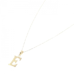 K18YG Chữ cái E Dây chuyền - Hàng hiệu Chính hãng 858085