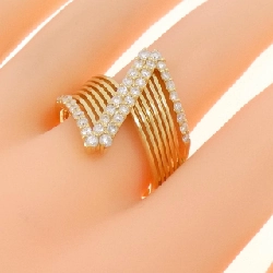 Nhẫn kim cương K18YG 0.70CT - Hàng hiệu Authentic 848863