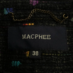 Jacket không cổ MACPHEE - Hàng hiệu Authentic 816058