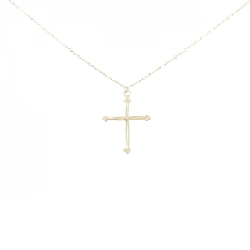 K18YG Dây chuyền hình chữ thập - Hàng hiệu Authentic