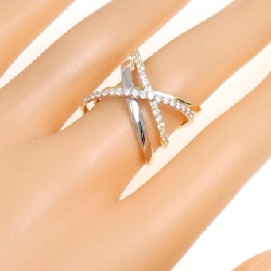 Nhẫn kim cương K18YG/PT950/K18PG 0.50CT 670354