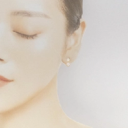 K18YG Bông tai ngọc trai Akoya - Hàng hiệu Authentic 870318