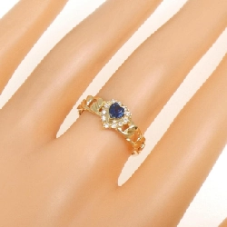 Nhẫn Sapphire hình trái tim K18YG - Hàng hiệu Authentic 847813